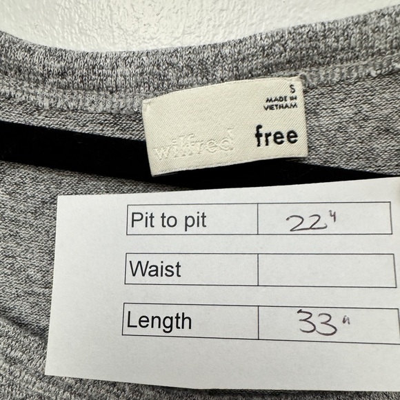 Aritzia Wilfred Free Tunic Dress Grey - Picture 8 of 8